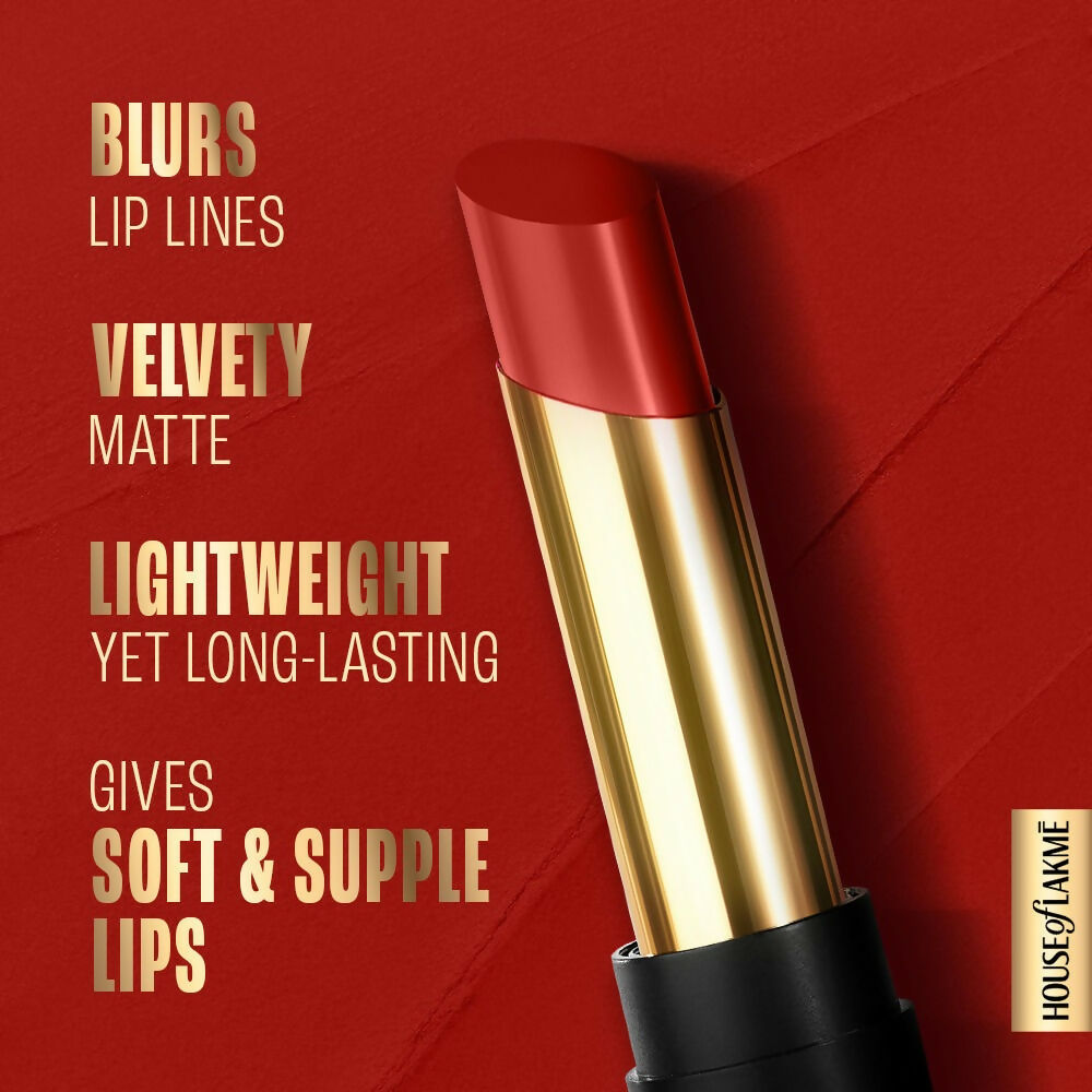 Lakme Absolute Beyond Matte Lipstick - 102 Red Ruby