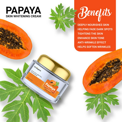 LA Organo Glutathione Papaya Soap and Papaya Cream Combo