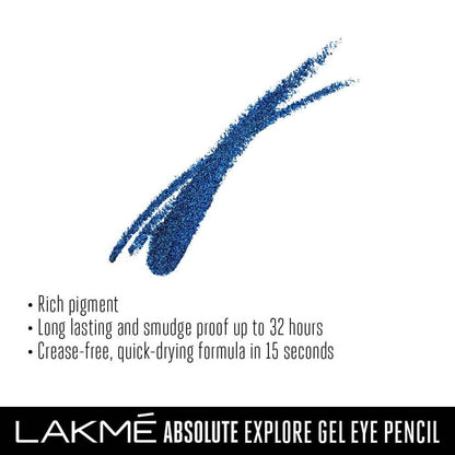 Lakme Absolute Explore Eye Pencil - Darling Blue