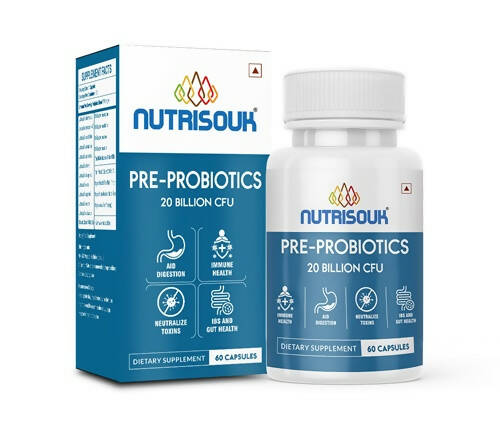 Nutrisouk Pre-Probiotics 20 Billion CFU Capsules - BUDEN