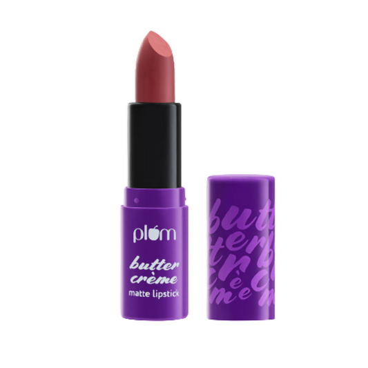 Plum Butter Cr??me Matte Lipstick Crimson Crush - 124 (Carmine Pink) - BUDNE