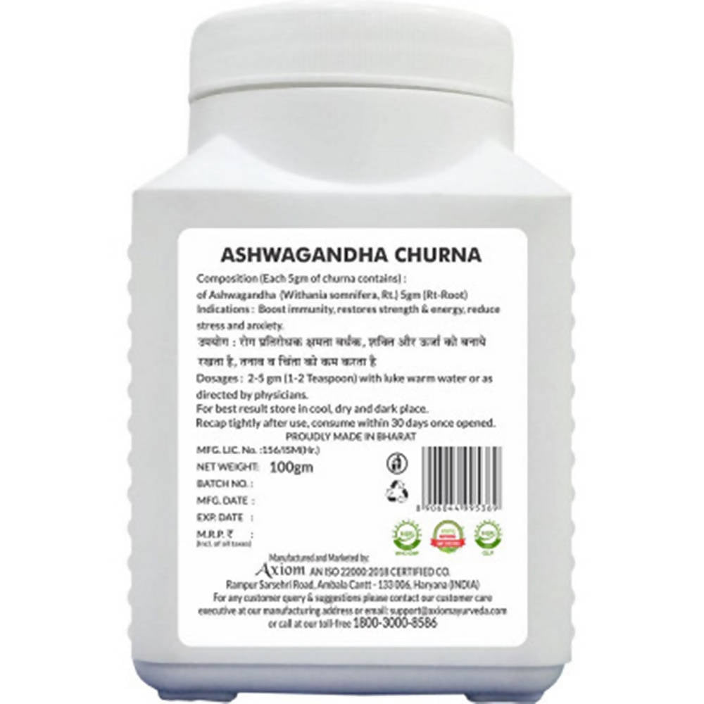 Jeevan Ras Axiom Ashwagandha Churna