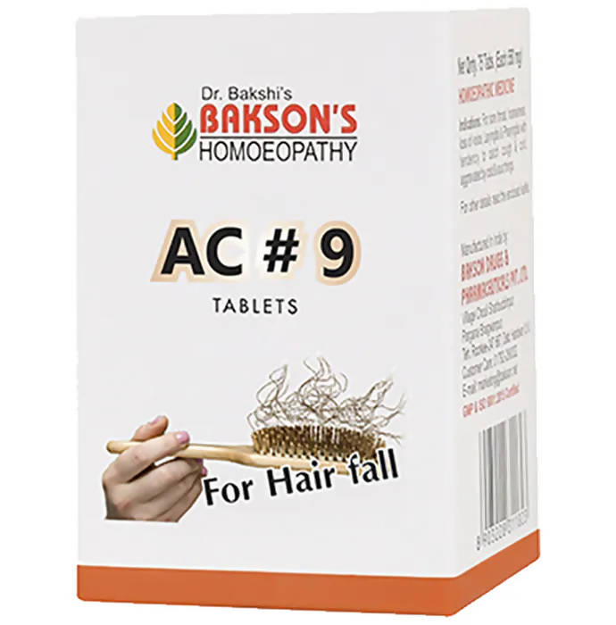 Bakson's Homeopathy AC#9 Tablets - buy in USA, Australia, Canada