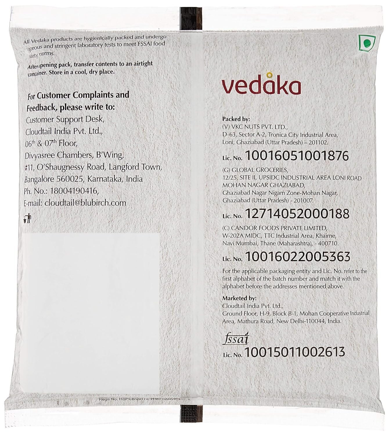 Vedaka Dried Blueberries