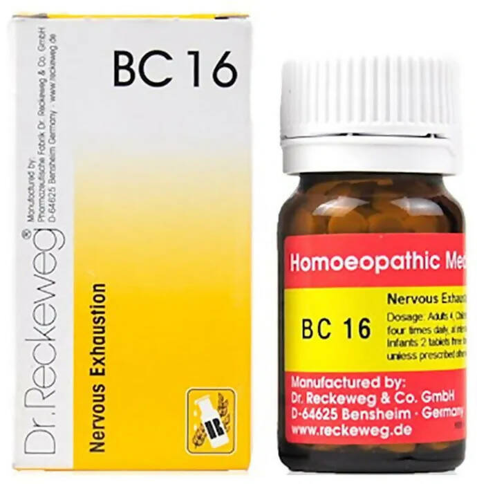 Dr. Reckeweg Bio-Combination 16 (BC 16) Tablets - BUDNE