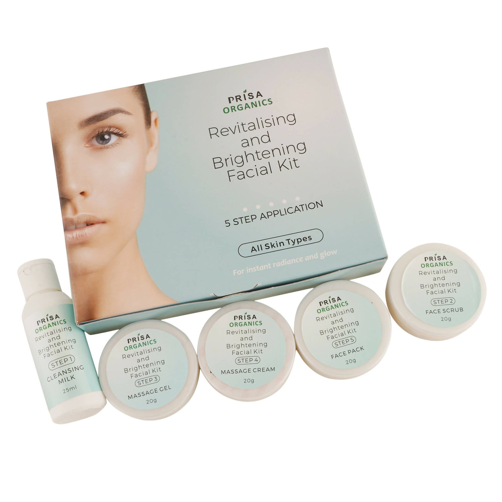 Prisa Organics Whitening Facial Kit - BUDNE
