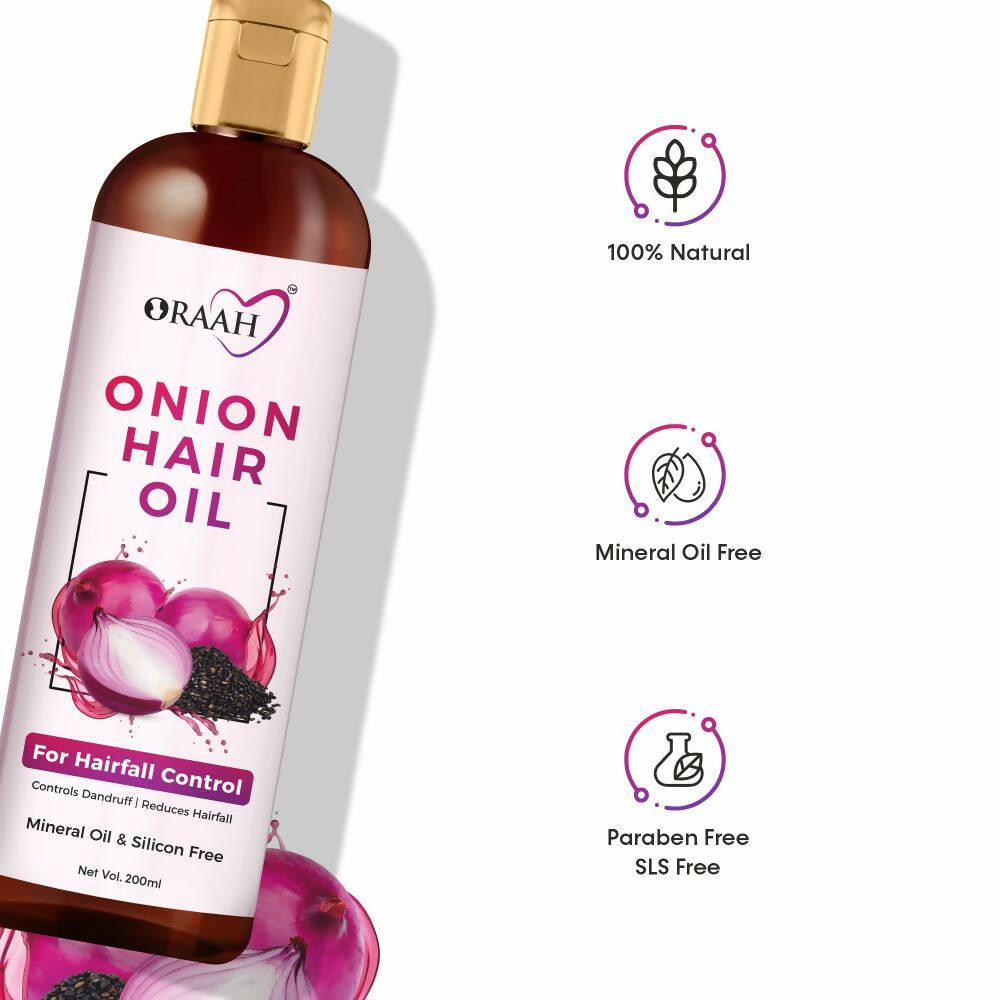 Oraah Hair Care Combo (Onion Hair Oil + Hair Mask)