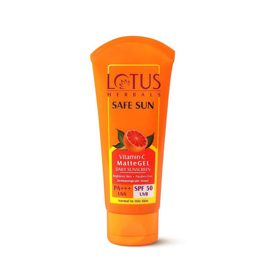 Lotus Herbals Safe Sun Vitamin C Matte Gel Daily Sunscreen SPF 50 PA+++ - BUDEN