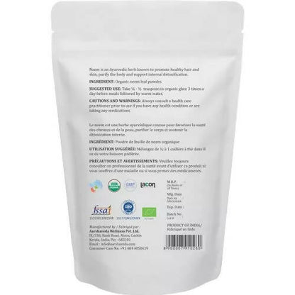 Aarshaveda Organic Neem Leaf Powder