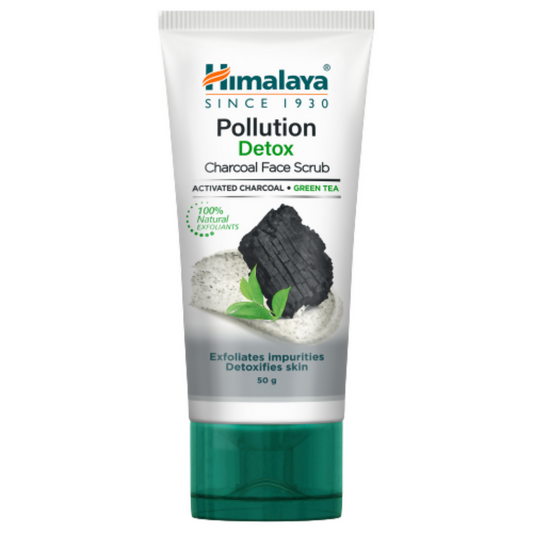 Himalaya Herbals Pollution Detox Charcoal Face Scrub - BUDNEN