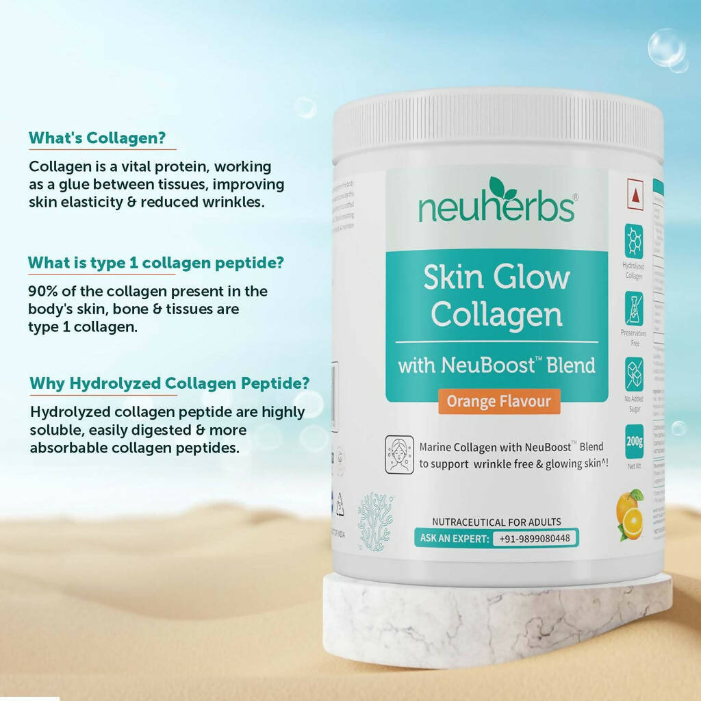 Neuherbs Skin Glow Collagen Powder with NeuBoost Blend