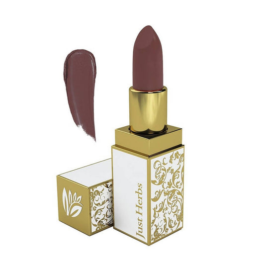 Just Herbs Herb Enriched Ayurvedic Lipstick (Jenita_10_Plum_Brown) (4.2 Gm) - BUDNE