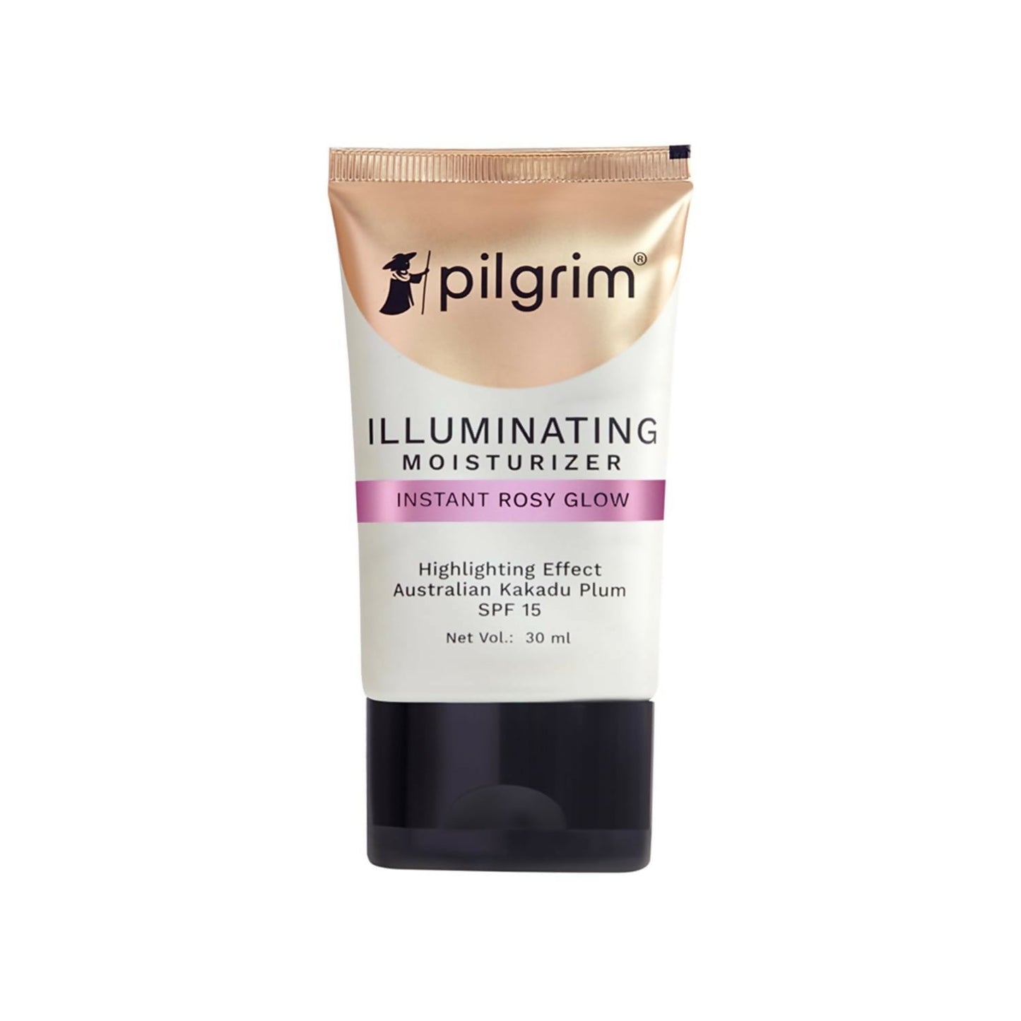 Pilgrim Illuminating Moisturizer For Instant Rosy Glow & SPF 15 with Australian Kakadu Plum