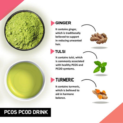 Just Vedic PCOS PCOD Support Drink Mix