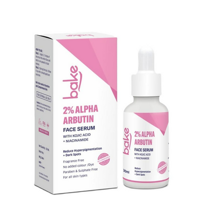 Bake 2% Alpha Arbutin Face Serum With Kojic Acid & Niacinamide