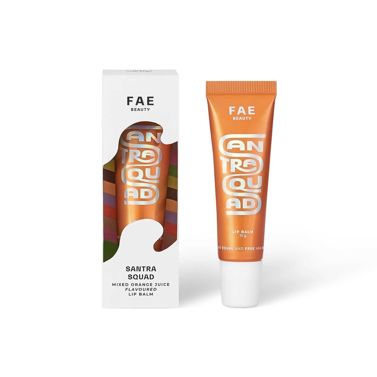 FAE Beauty Santra Squad Mixed Orange Juice Lip Balm SPF 20+ - Sheer Popsicle Orange - BUDNEN