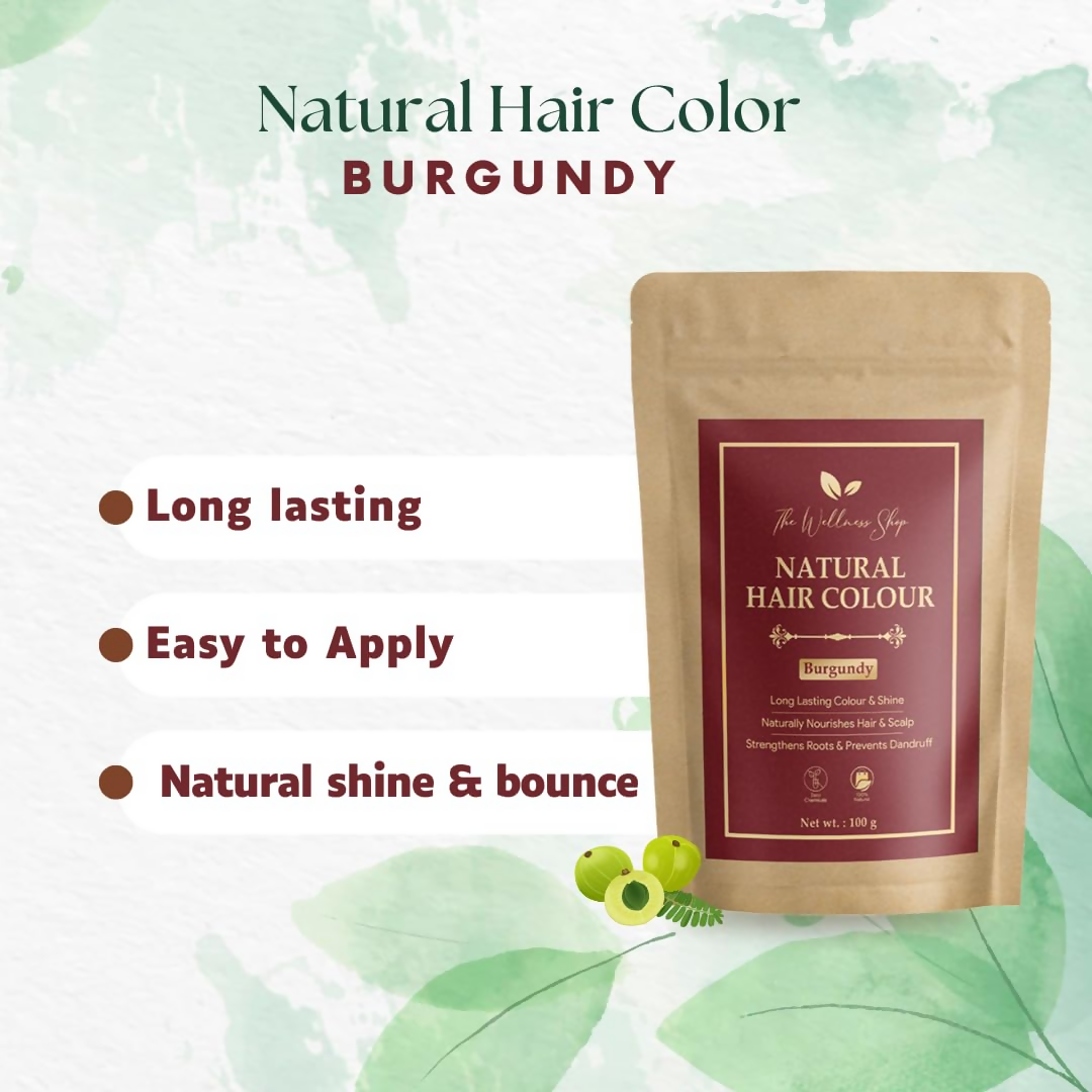 The Wellness Shop Natural Hair Colour - Burgundy