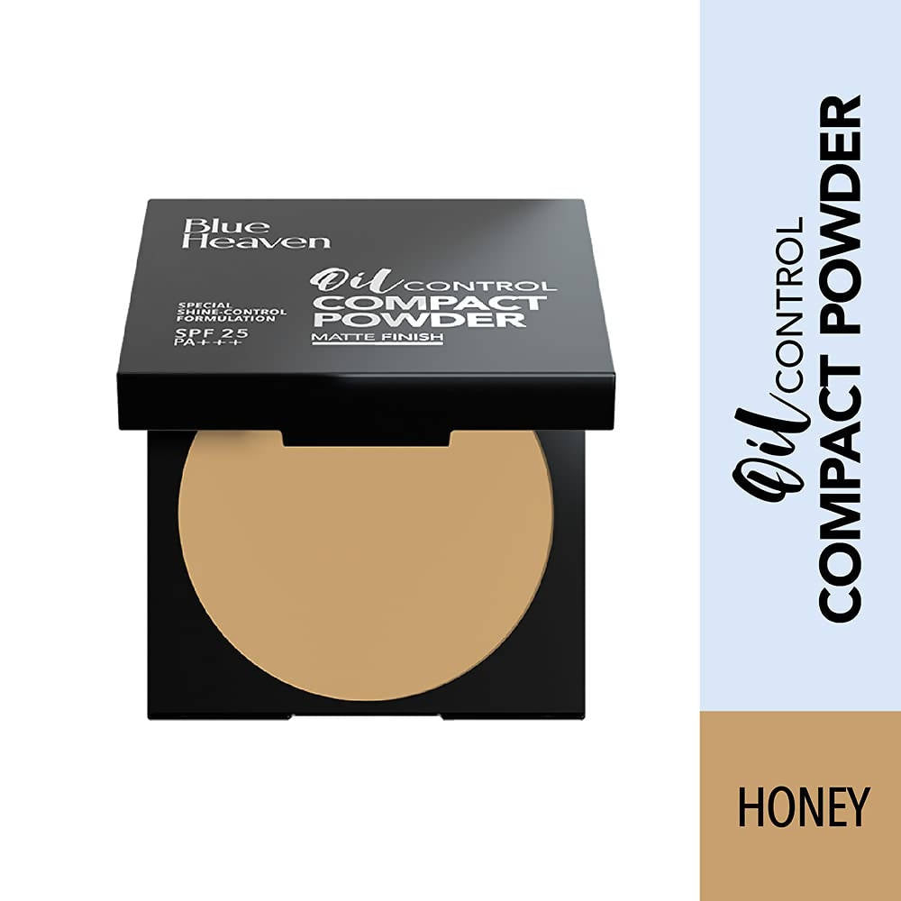 Blue Heaven Oil Control Compact Powder Matte Finish SPF 25 PA+++ Honey