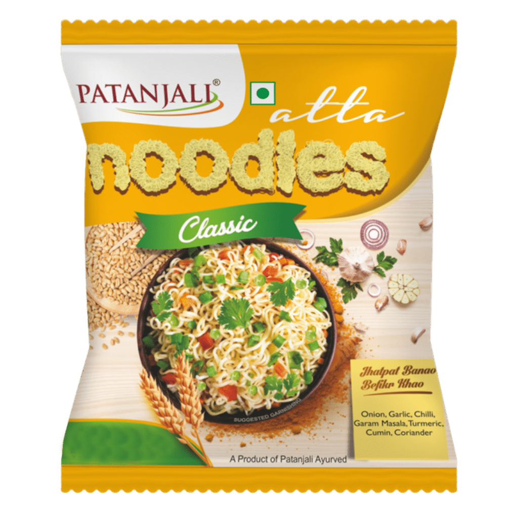 Patanjali Atta Noodles classic ( Pack of 10)