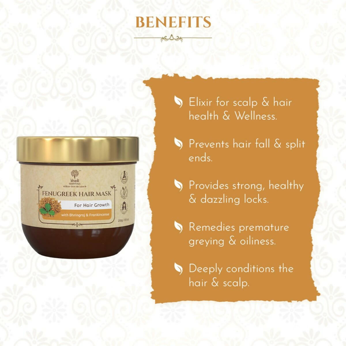 Khadi Essentials Fenugreek Hair Mask