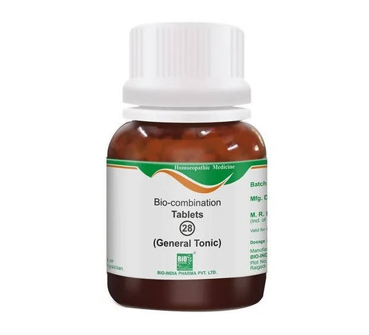 Bio India Homeopathy Bio-combination 28 Tablets
