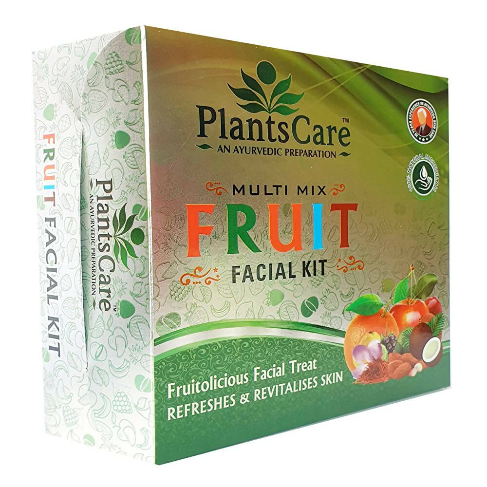 Plants Care Multi Mix Fruit Facial Kit 450g+100ml - BUDNE