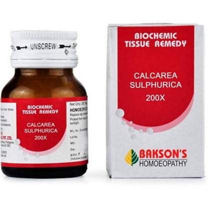 Bakson's Homeopathy Calcarea Sulphurica Biochemic Tablets