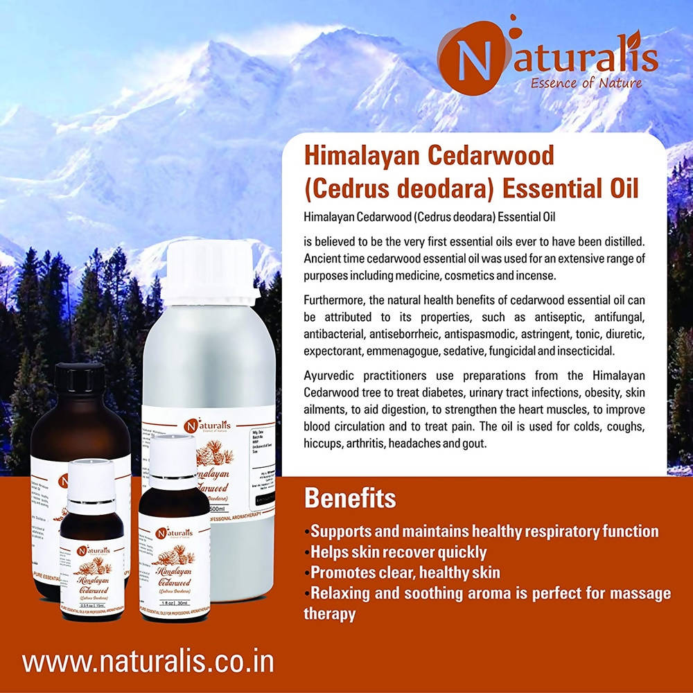 Naturalis Essence of Nature Himalayan Cedarwood Essential Oil