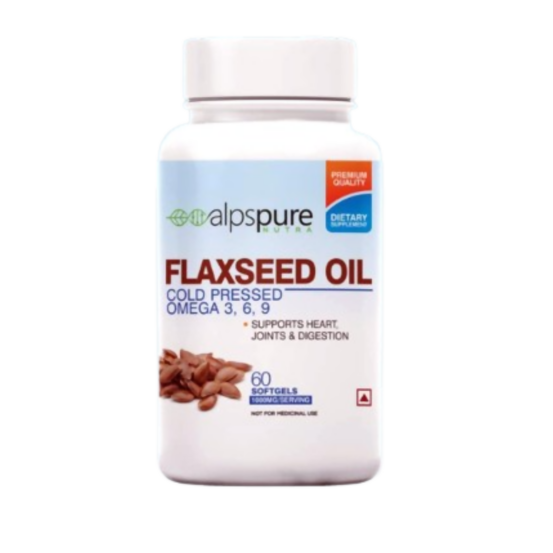 Alpspure Nutra Flaxseed Oil Capsules - BUDEN