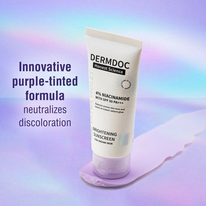 Dermdoc 4% Niacinamide With Spf 50 Pa +++ Brightening Sunscreen