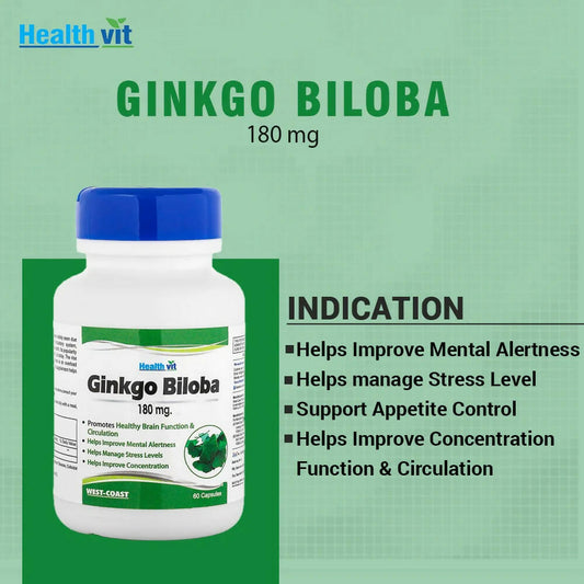 Healthvit Ginkgo Biloba Capsule