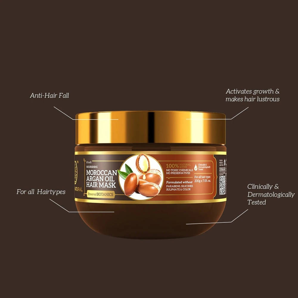 Khadi Natural Moroccan Argan Hair Mask