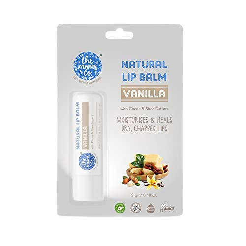 The Moms Co Natural Vanilla Lip Balm - BUDEN
