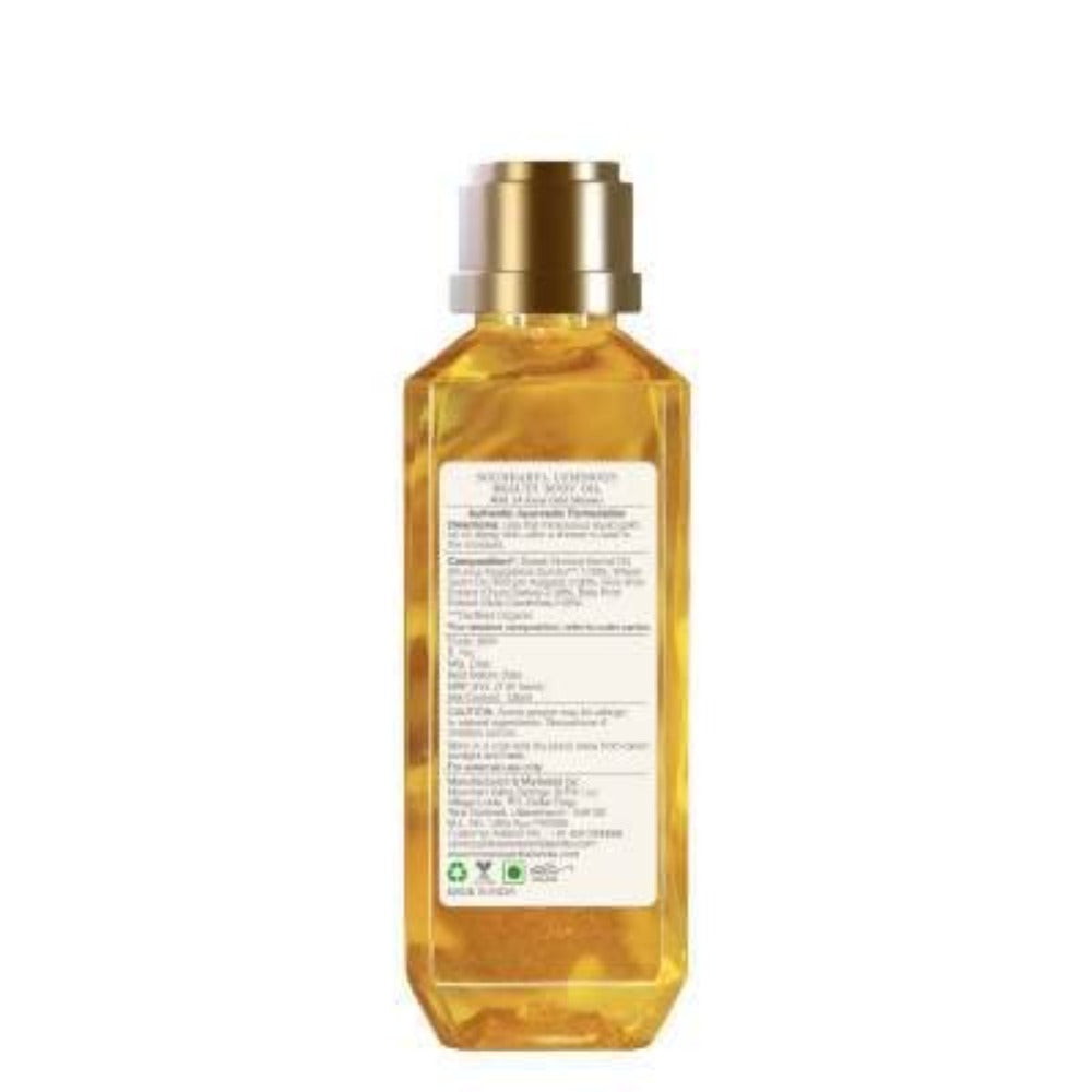 Forest Essentials Soundarya Luminous Beauty Body Oil with 24 Karat Gold Shimmer
