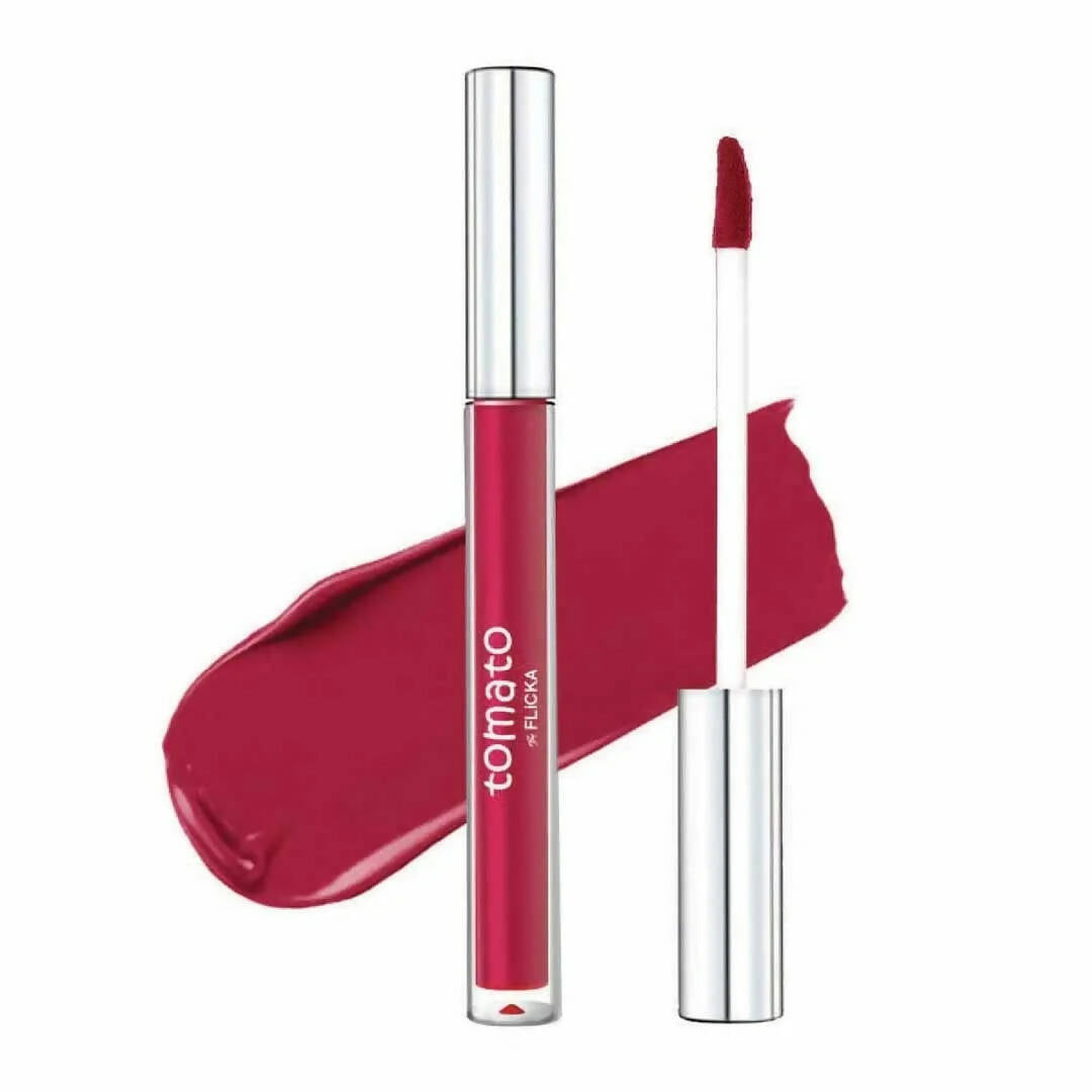 FLiCKA Tomato Liquid Lipstick - Mauve - Shade 04 - BUDNE