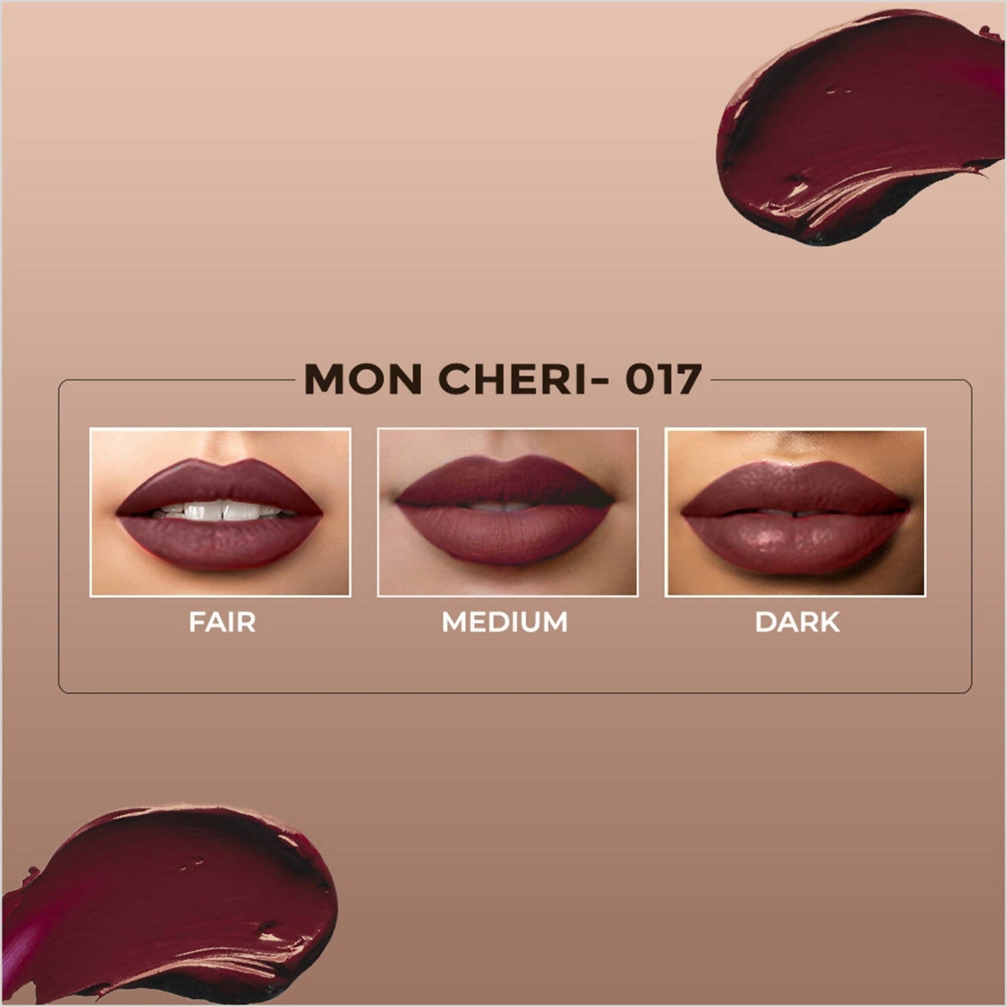 Colorbar Powerkiss Vegan Matte Lipcolor- Mon Cheri