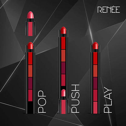 Renee Fab 5 Matte Finish 5 In 1 Lipstick