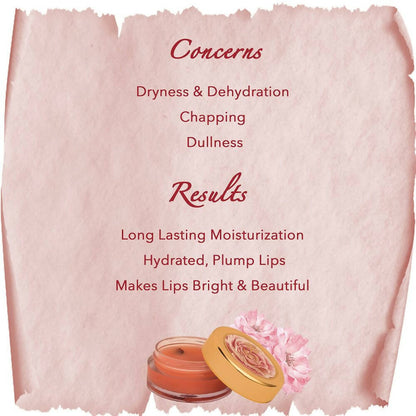 Khadi Essentials Wild Rose Lip Balm with Shea Butter & Essential Oils