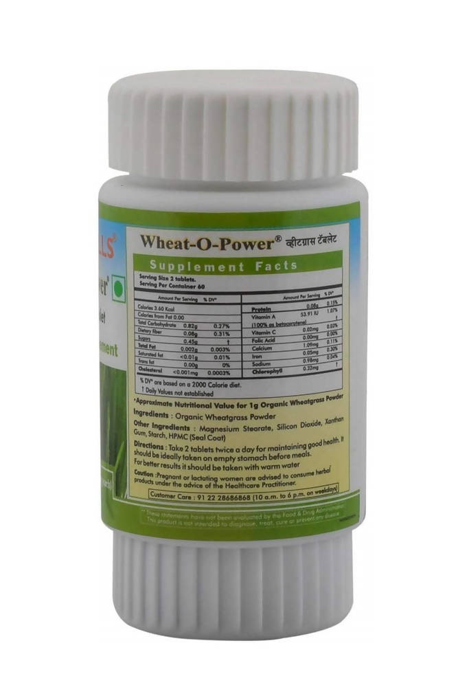 Herbal Hills Wheat-O-Power Wheatgrass Tablet