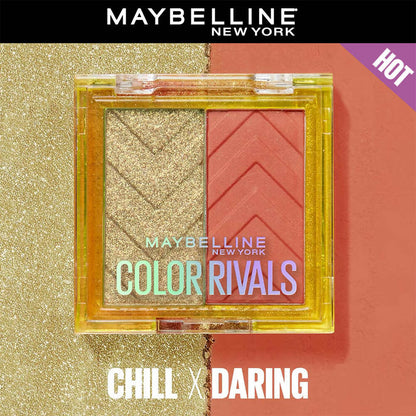Maybelline New York Color Rivals Longwear Eyeshadow Duo - Chill X Daring