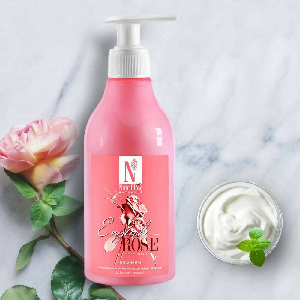 NutriGlow NATURAL'S English Rose Body Milk