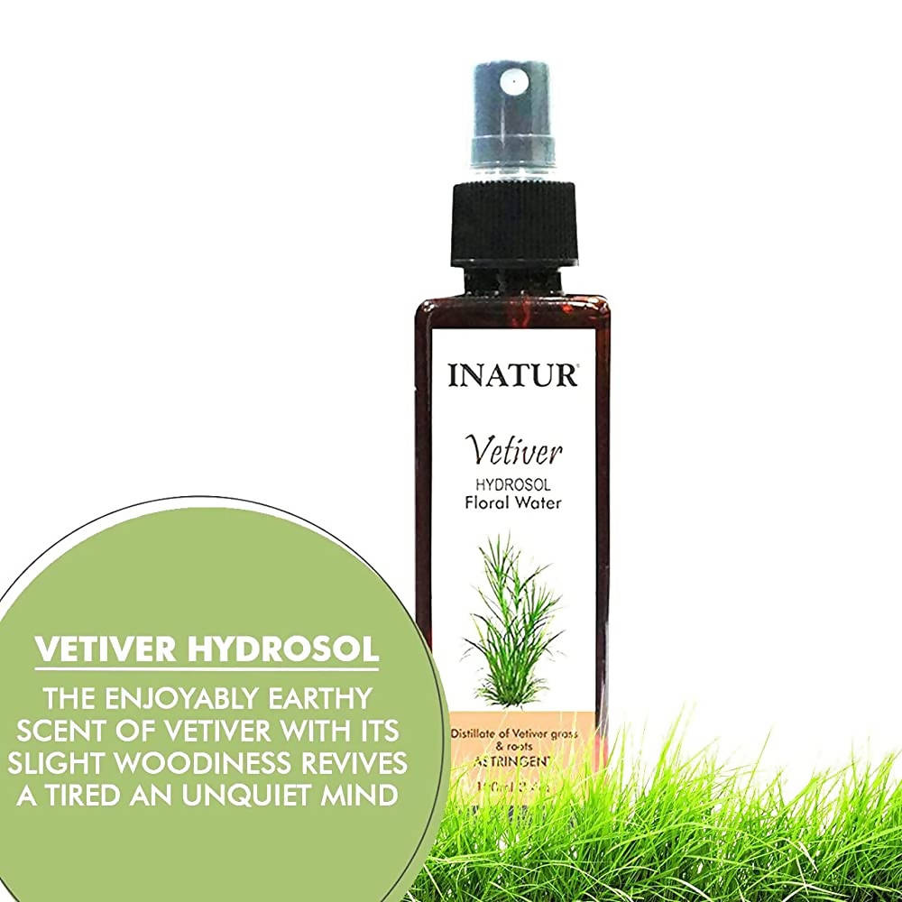 Inatur Vetiver Hydrosol Floral Water