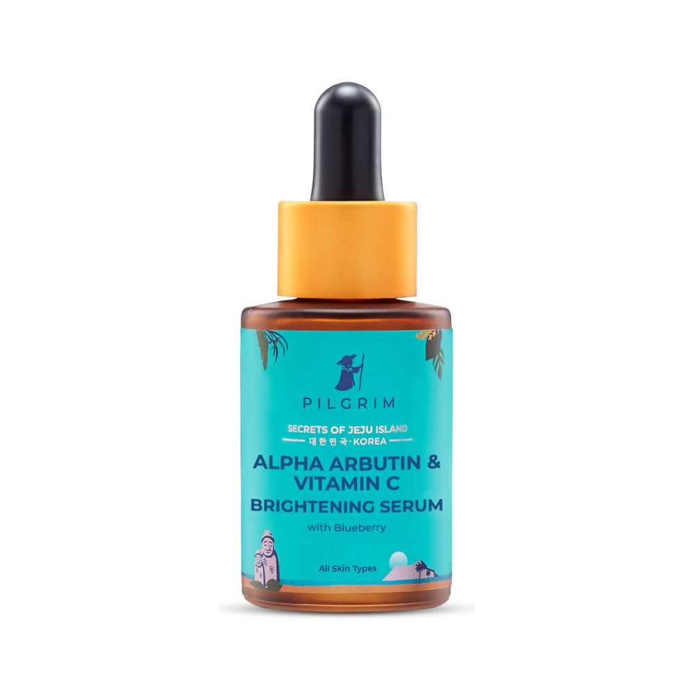 Pilgrim 2% Alpha Arbutin & 3% Vitamin C Brightening Face Serum For Glowing Skin - Korean Skin Care