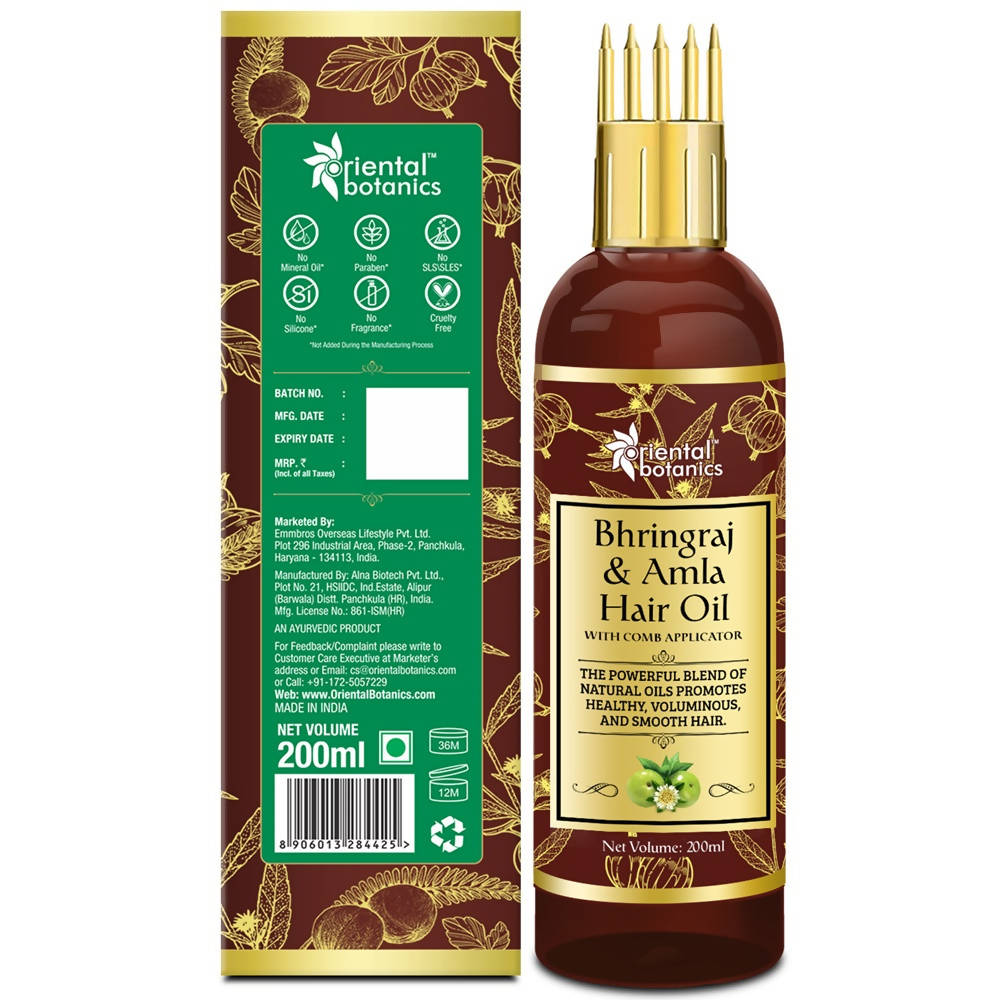 Oriental Botanics Bhringraj & Amla Hair Oil