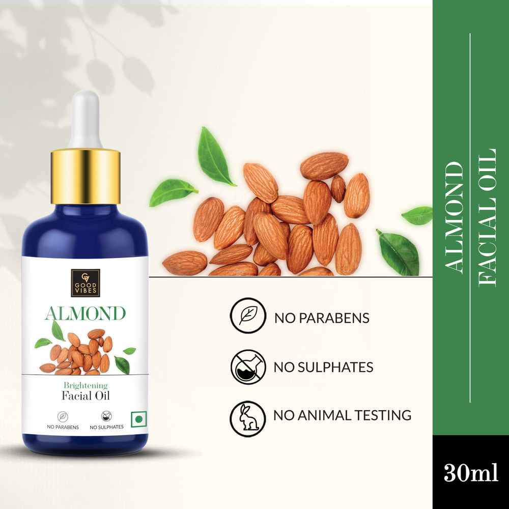 Good Vibes Almond Brightening Facial Oil