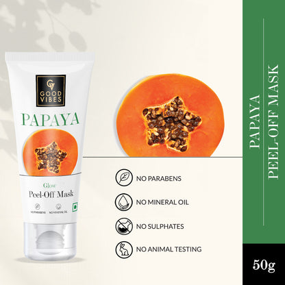 Good Vibes Papaya Glow Peel Off Mask