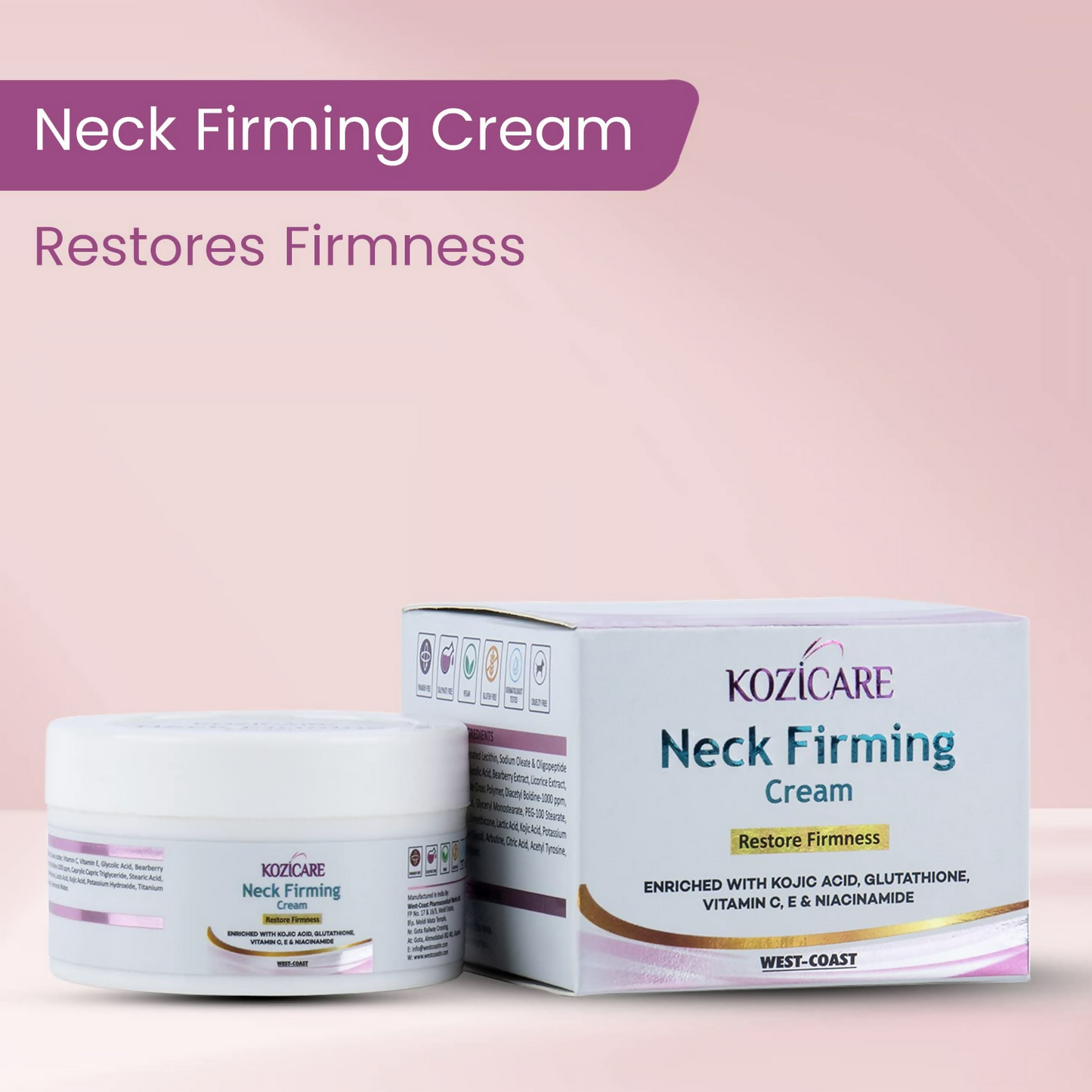 Healthvit Kozicare Neck Firming Cream