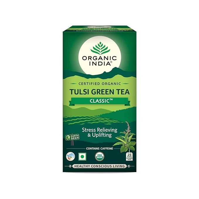 Organic India Tulsi Green Tea Classic 25 Tea bags