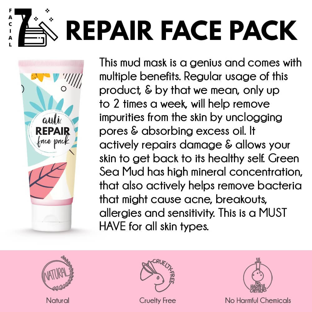 Auli Repair Face Pack - Pack Up