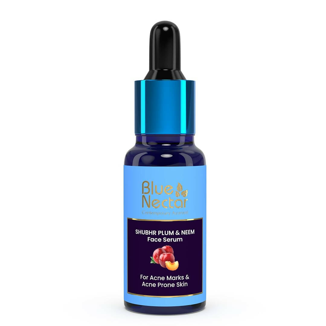 Blue Nectar Shubhr Plum & Neem Face Serum for Acne Prone Skin - usa canada australia